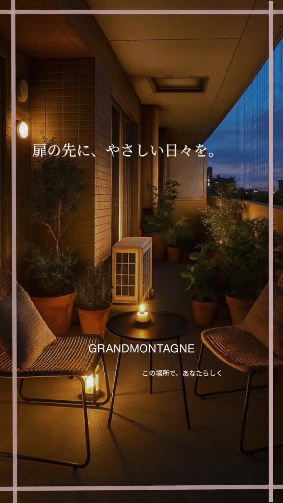 川越駅徒歩6分の分譲賃貸3LDK。 南向きのリビングと、光と風を感じるバルコニーが魅力の住まいです。 “扉の先に、やさしい日々を。” 動画で、この部屋に流れる静かな時間を感じてください。